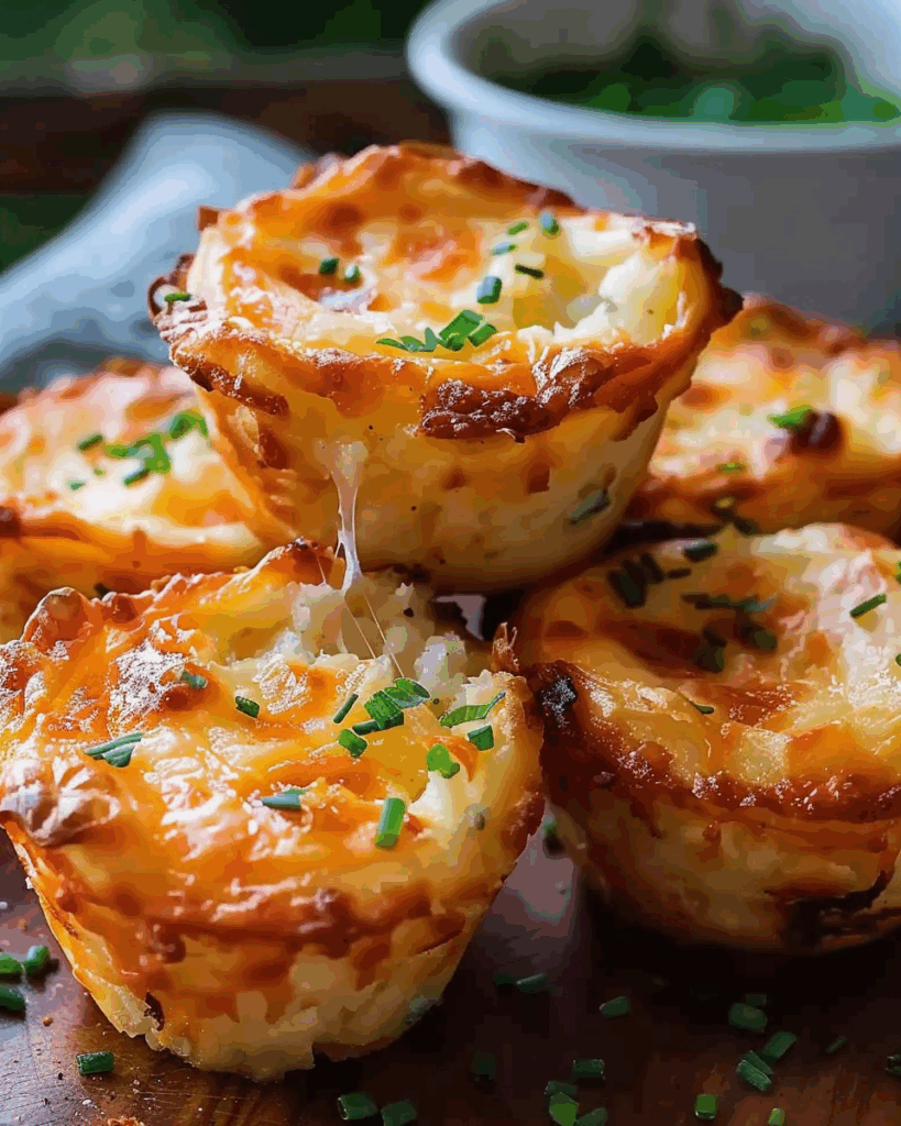 Cheesy Mashed Potato Puffs