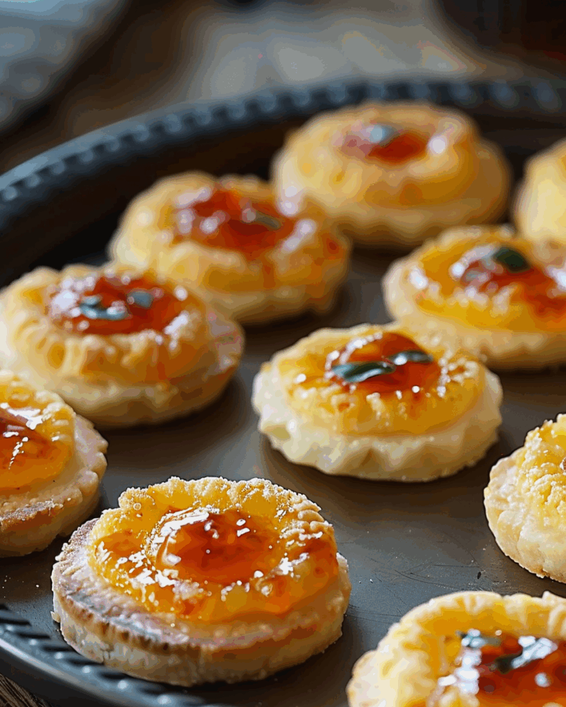 Cheesy Thumbprint Appetizers with Hot Pepper Jelly