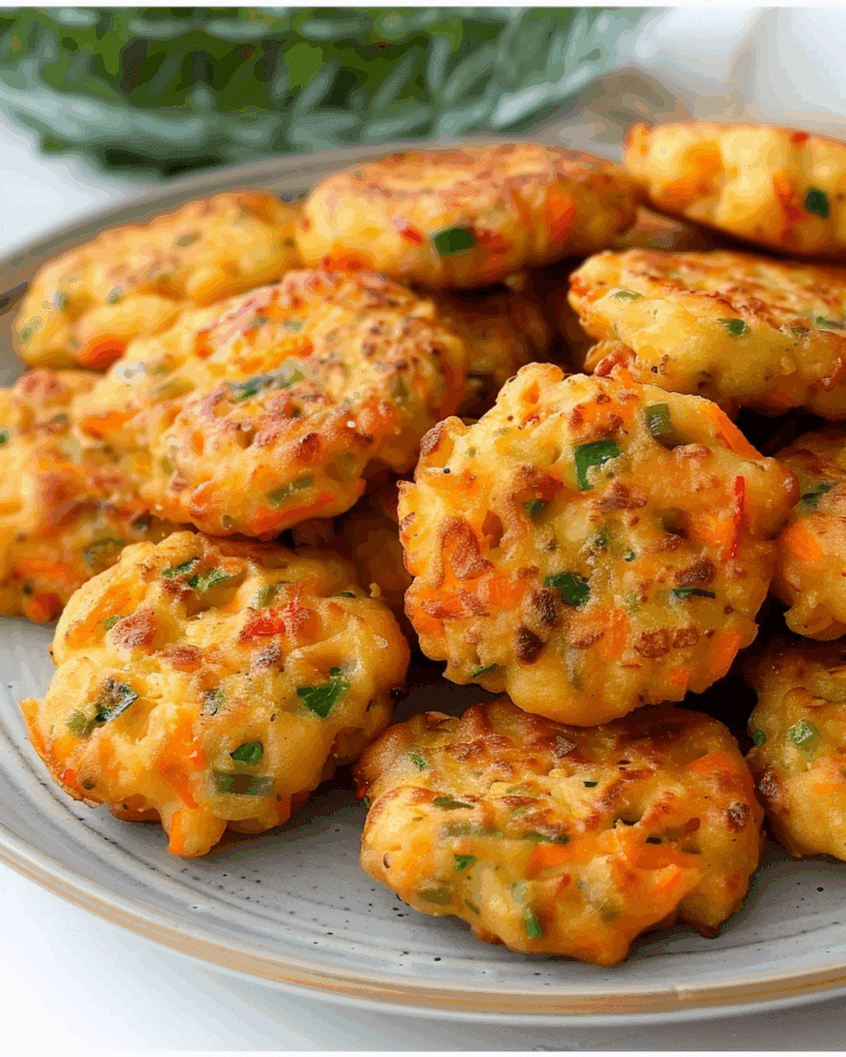 Cheesy Vegetable Fritters