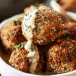 Easy Baked Boudin Balls