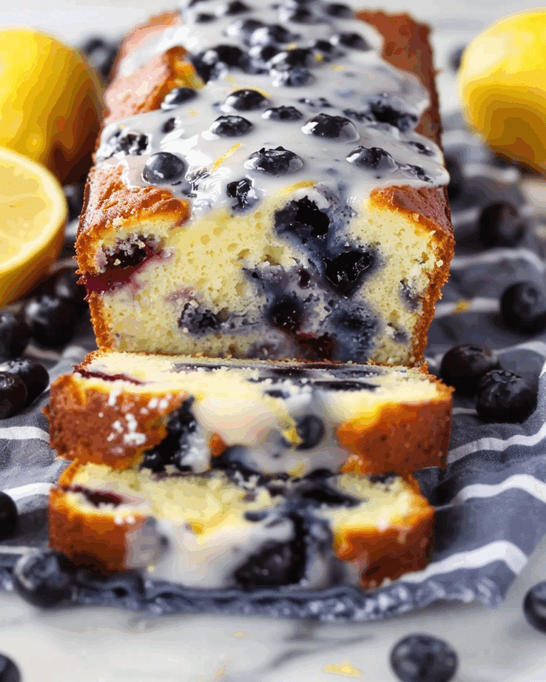 Lemon Blueberry Yogurt Loaf