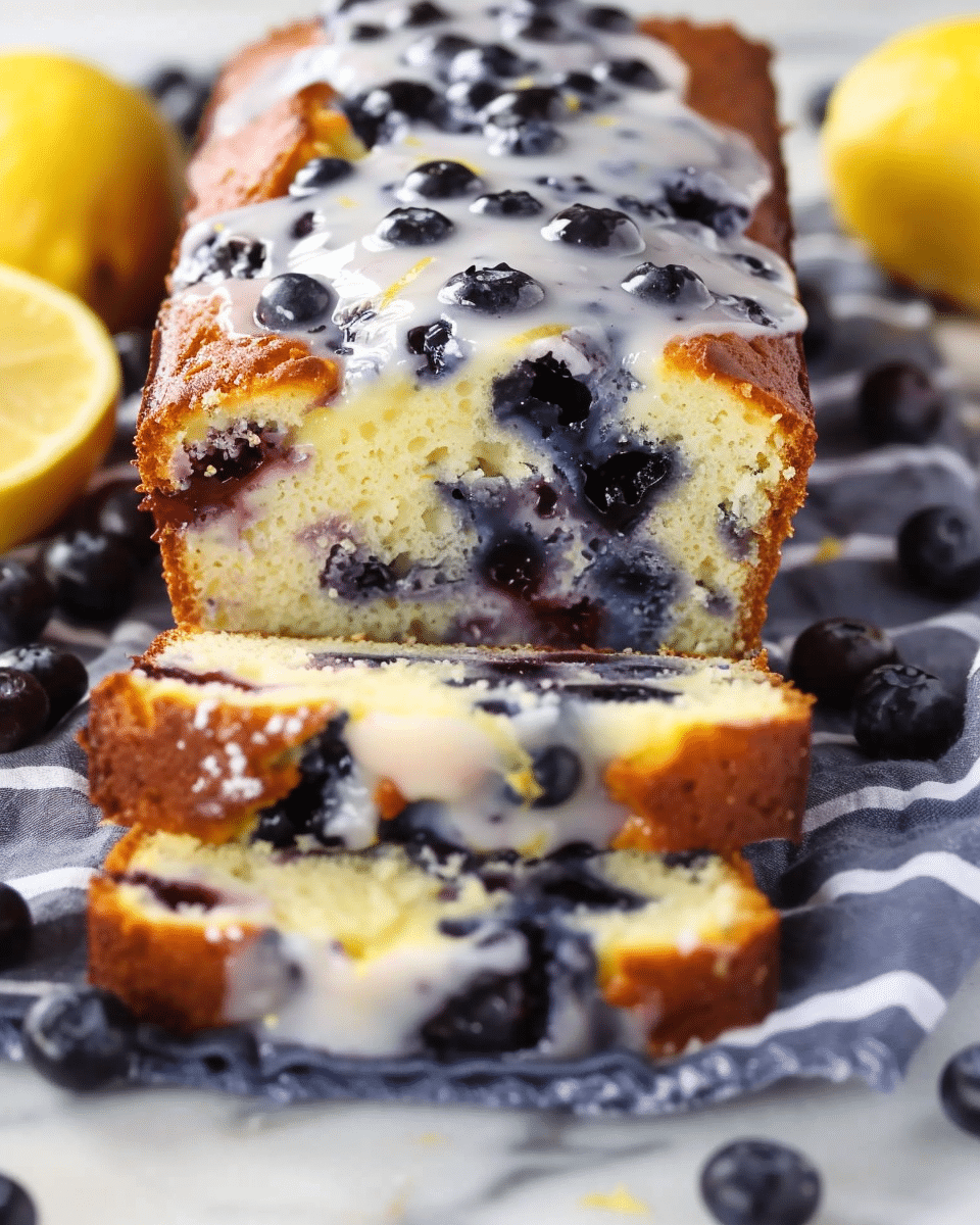 Lemon Blueberry Yogurt Loaf