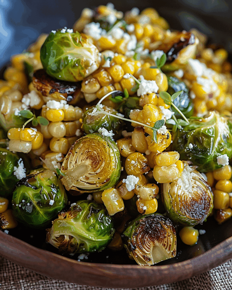 Mexican Street Corn Brussels Sprouts