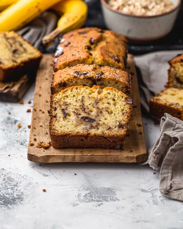 Mini Banana Bread Loaf Cakes