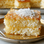 Moist Coconut Puff-Puff Cake