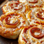 Pepperoni Pizza Pinwheels