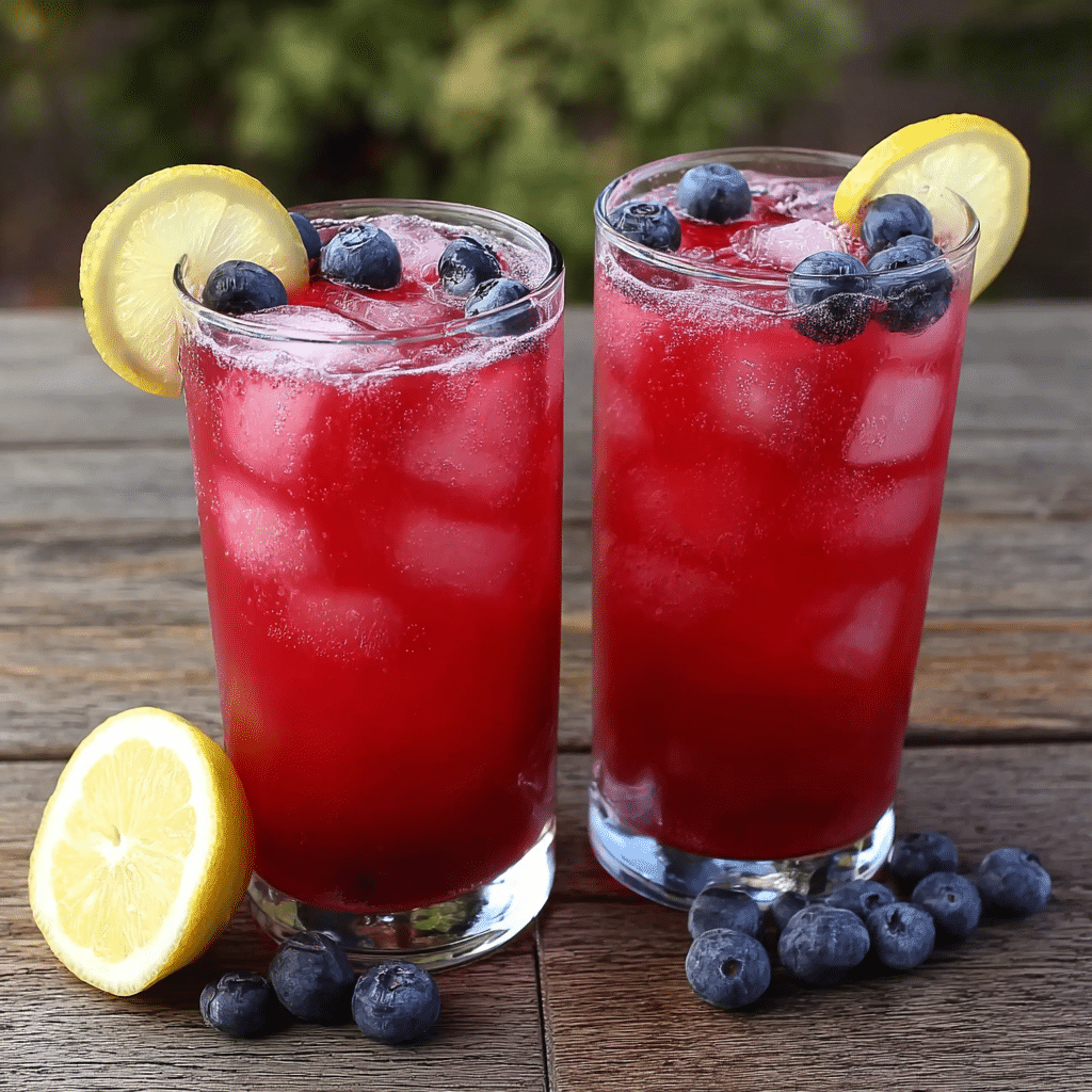 Red, White, and Blueberry Lemonade