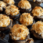 Savory Crab Stuffed Mushrooms