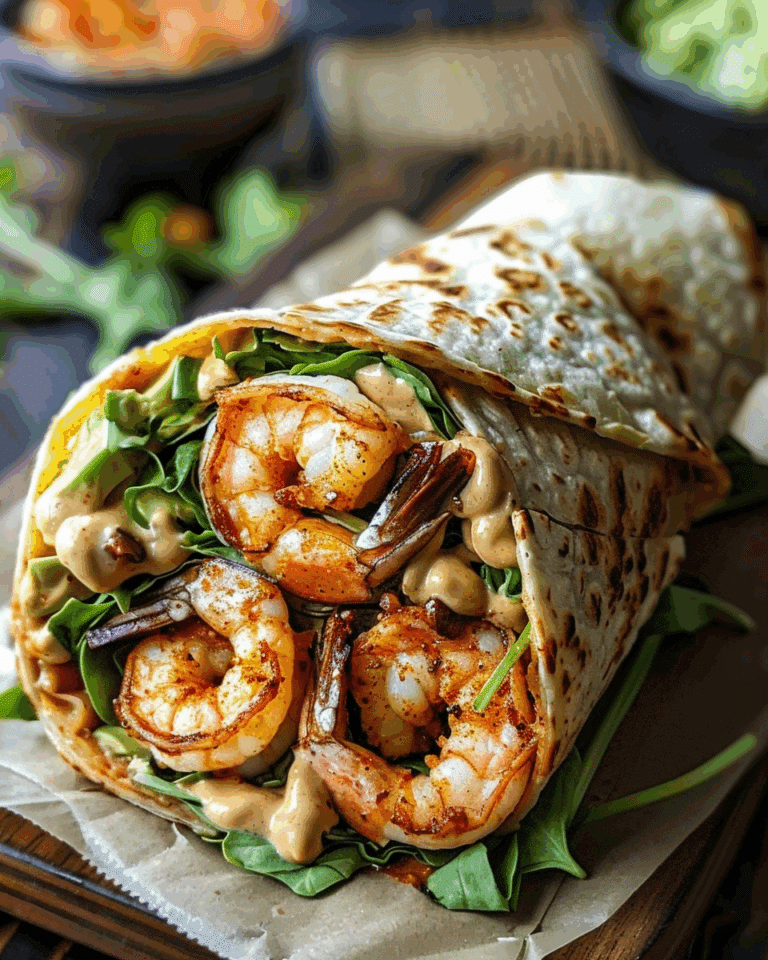 Spicy Shrimp Wrap