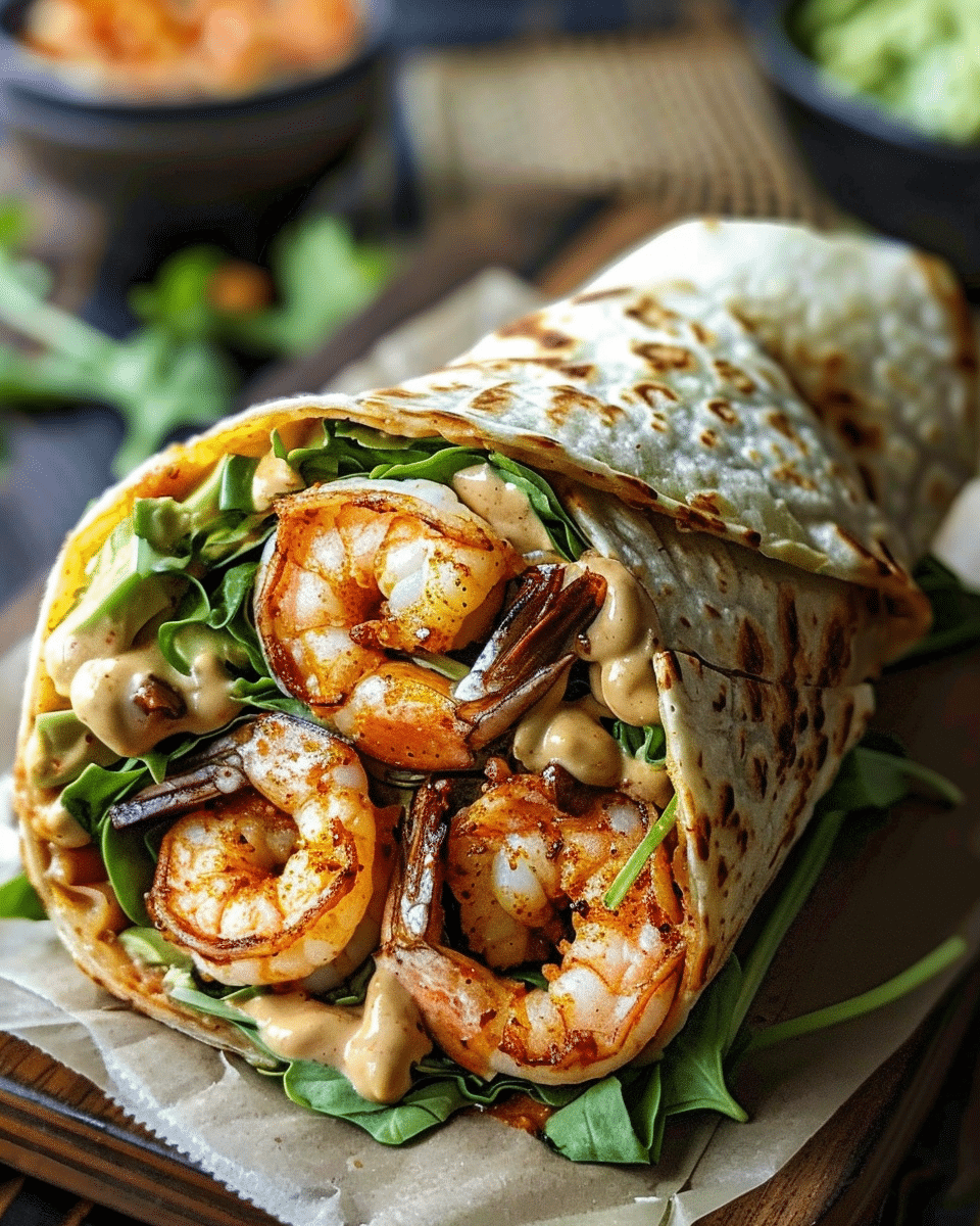 Spicy Shrimp Wrap