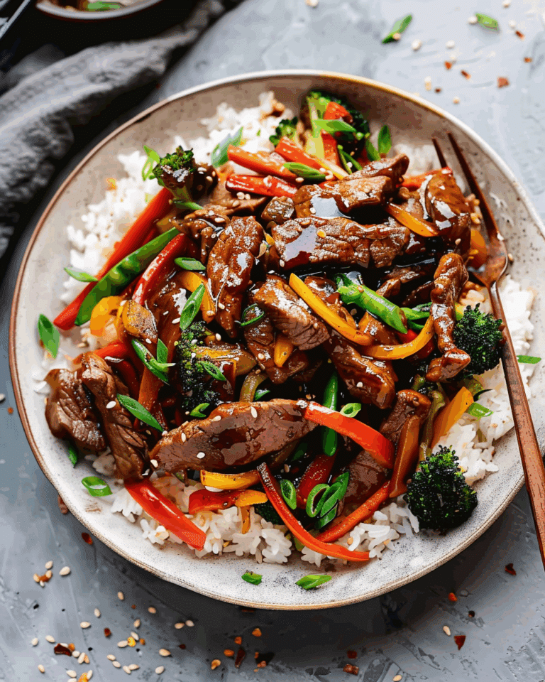 Easy Beef Stir Fry in a Sticky Asian Sauce