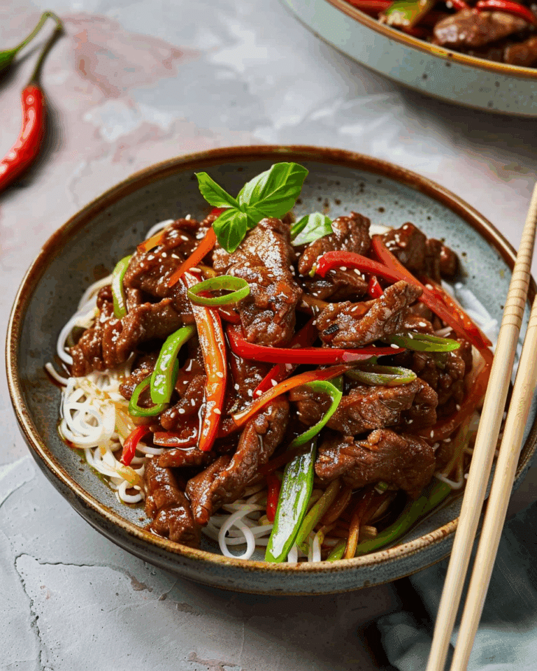 30-Minute Easy Sticky Crispy Chilli Beef