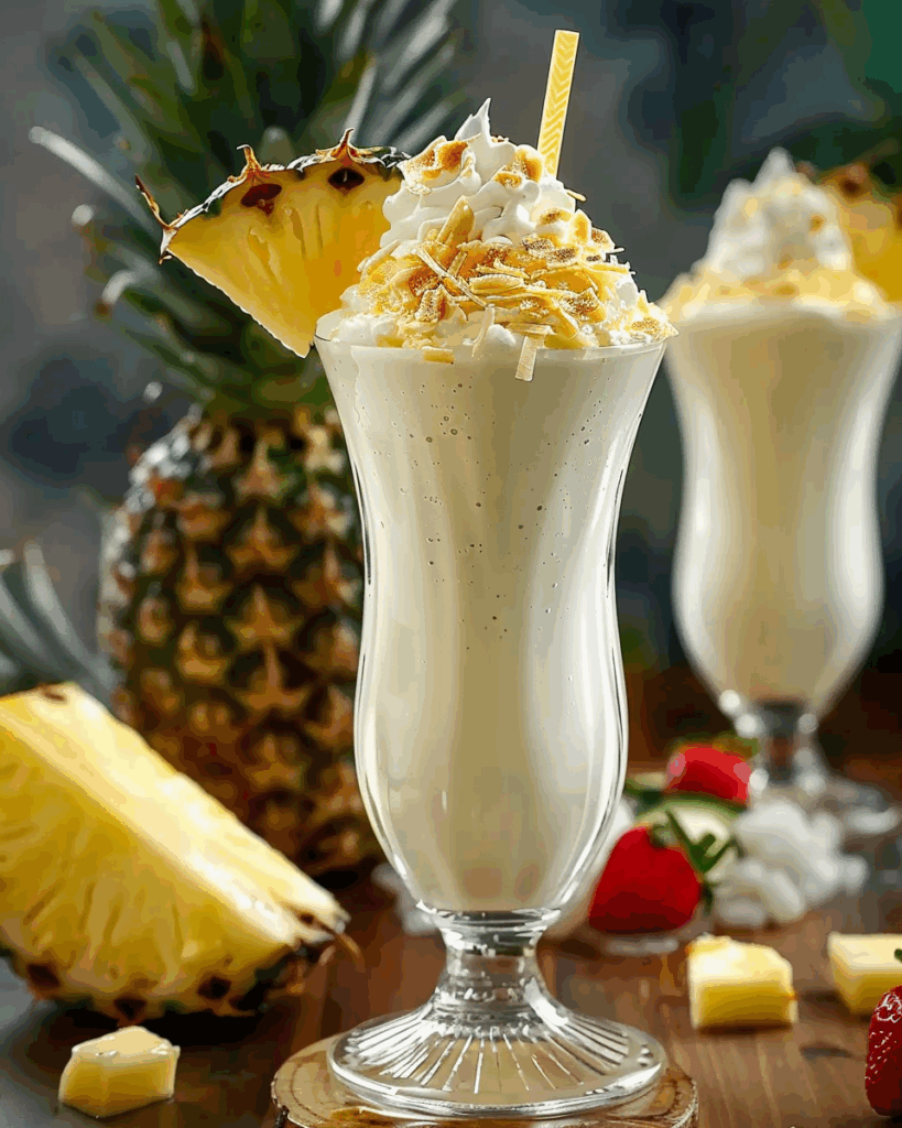 Pina Colada Milkshakes Recipe