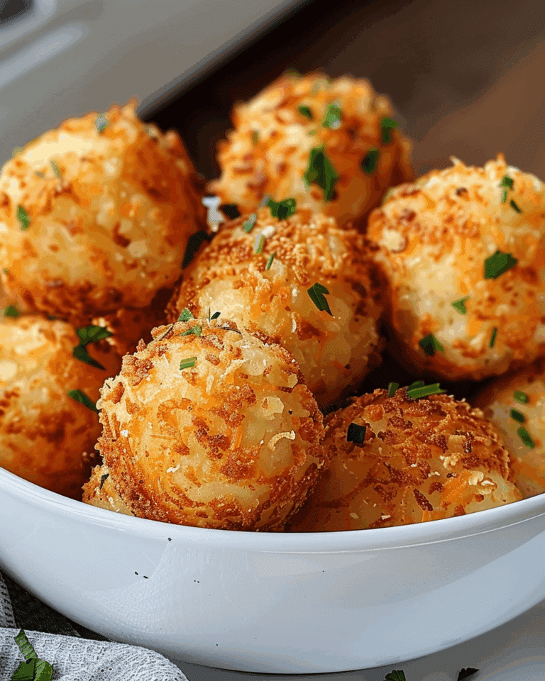 Air Fryer Cheesy Mashed Potato Balls