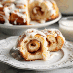 Apple Cinnamon Rolls with Cream Cheese Icing