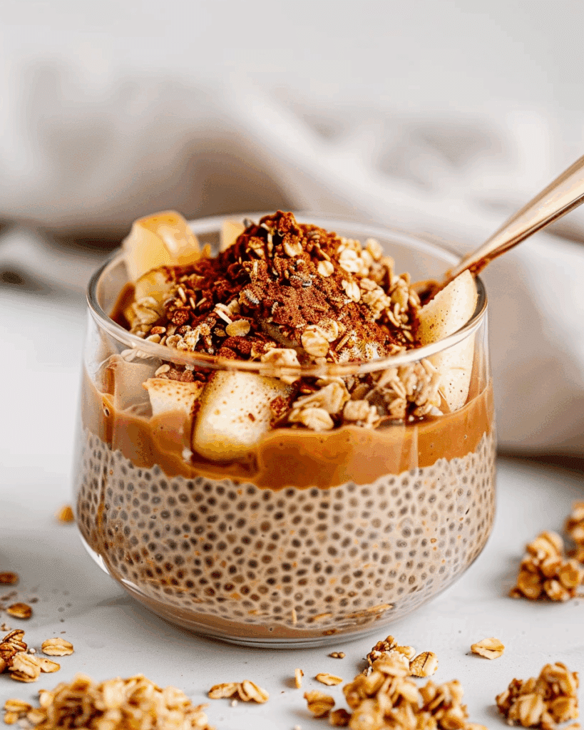 Apple Crumble Chia Pudding