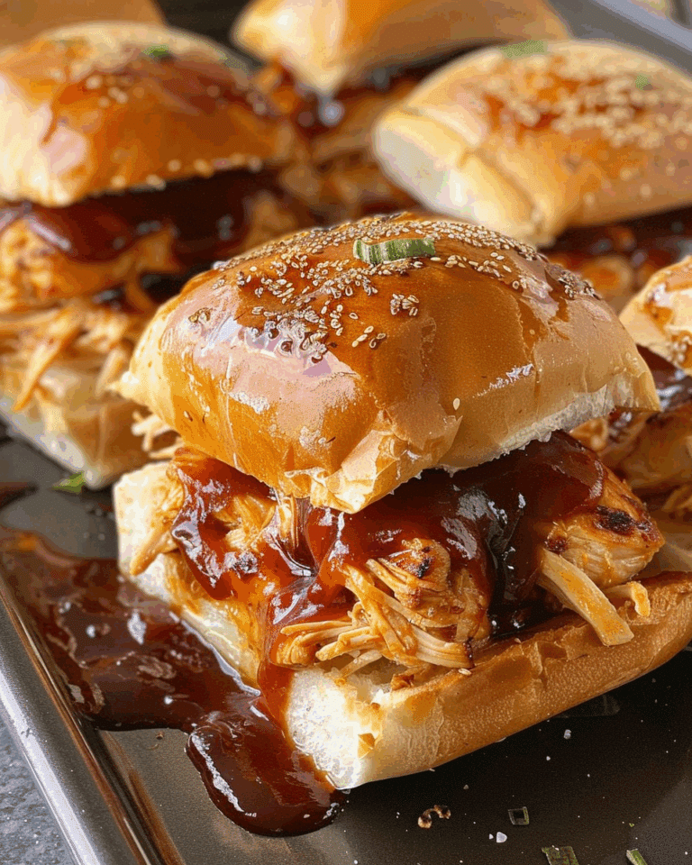 BBQ Chicken Sliders