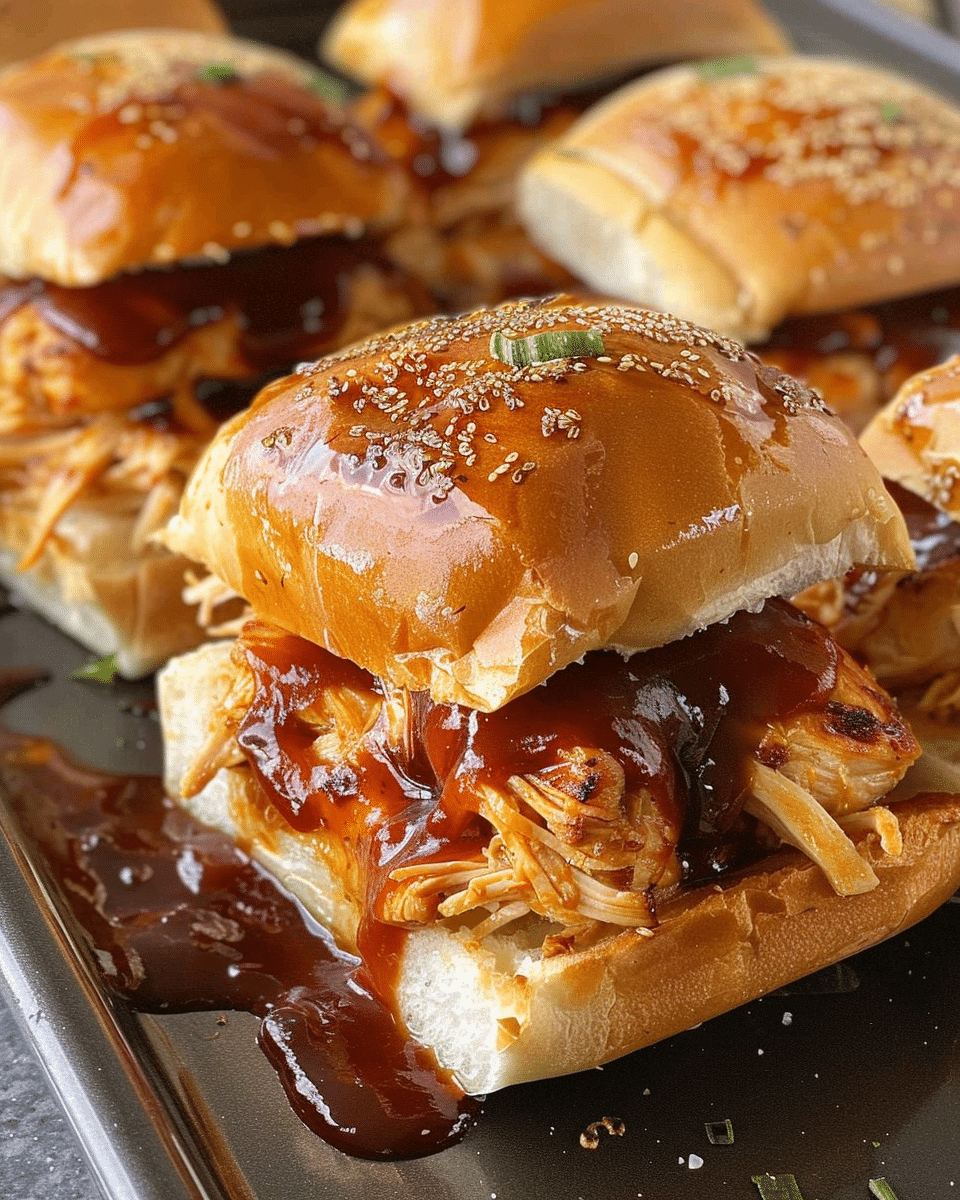 BBQ Chicken Sliders