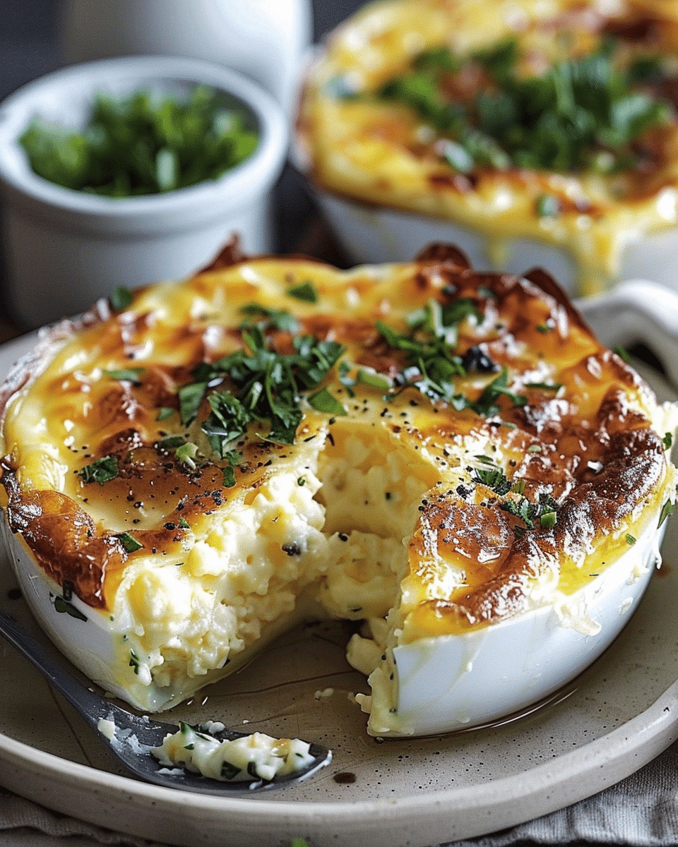 Baked Cottage Cheese Eggs