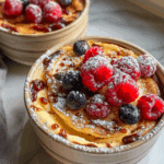 Baked Protein Pancake Bowls