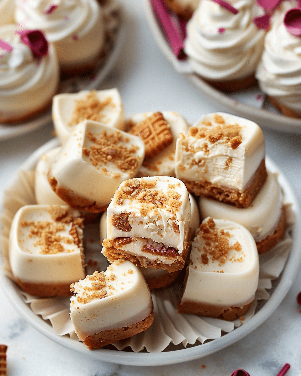 Biscoff Cheesecake Bites