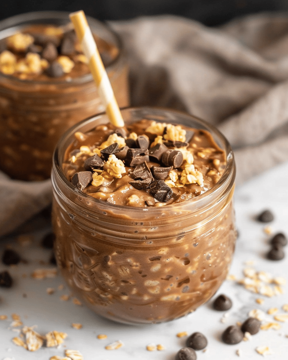 Brownie Batter Overnight Oats