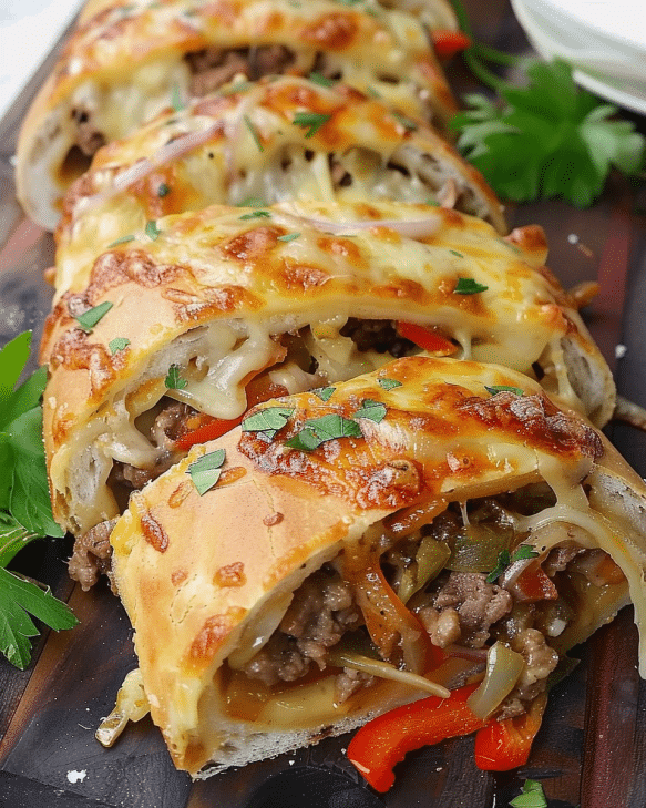 Cheesesteak Stromboli