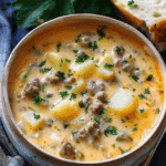 Cheesy Hamburger Potato Soup