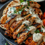 Chicken Shawarma with Creamy Garlic Sauce