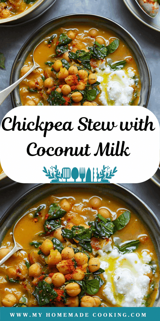 Spiced Chickpea Stew With Coconut and Turmeric