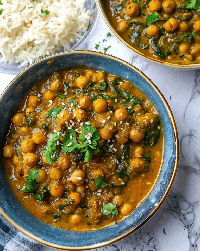 Chickpea Spinach Curry