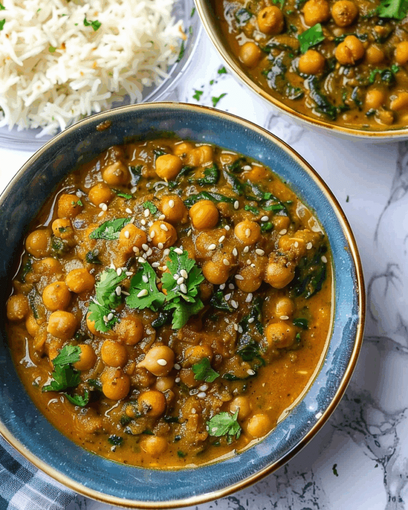Chickpea Spinach Curry