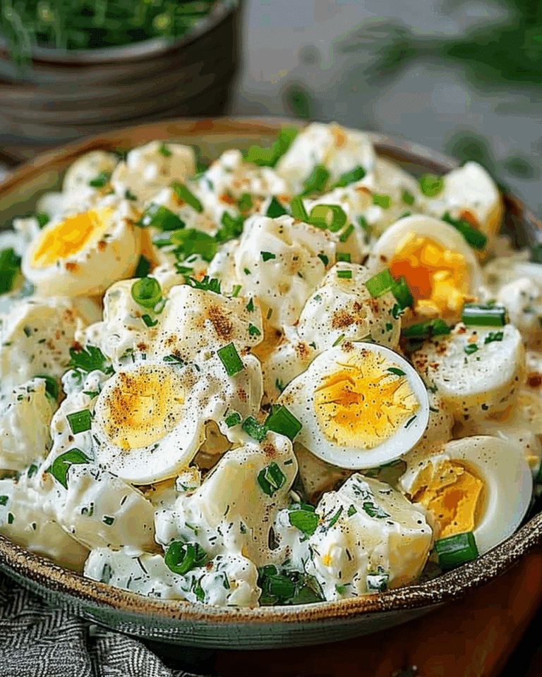 Classic Potato Salad With Eggs