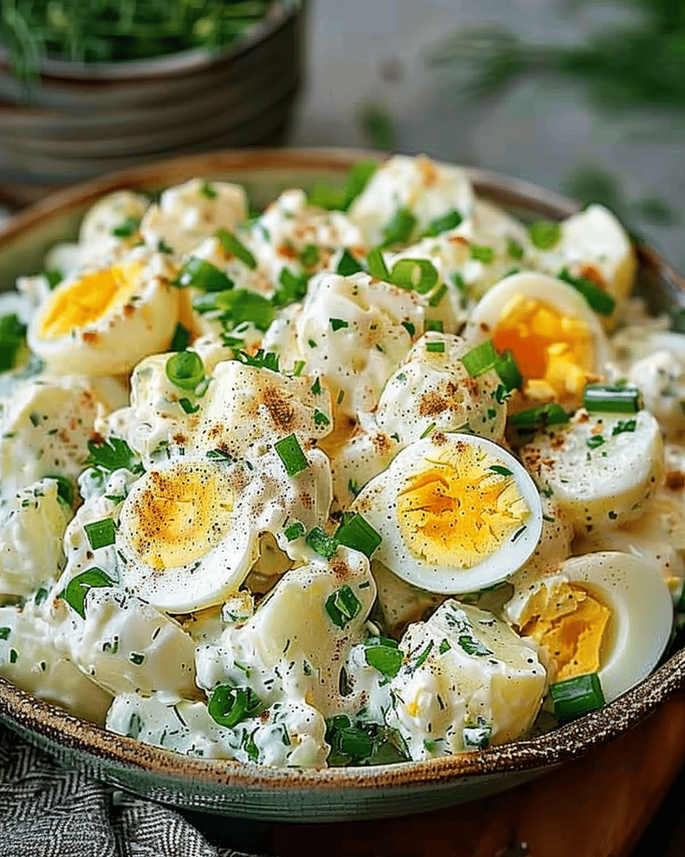 Classic Potato Salad With Eggs