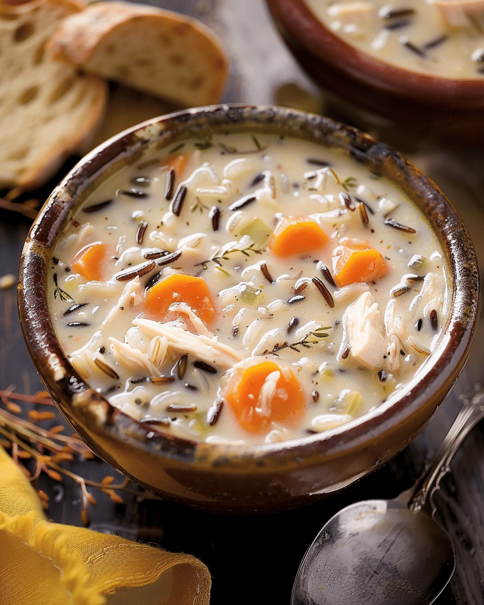 Creamy Chicken and Wild Rice Soup