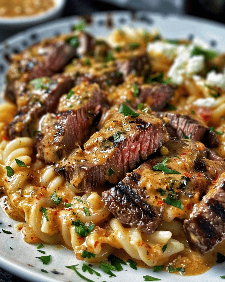 Creamy Paprika Steak Shells