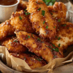 Crispy Chicken Tenders with Dipping Sauce