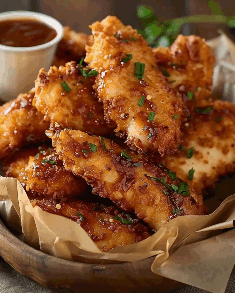 Crispy Chicken Tenders with Dipping Sauce