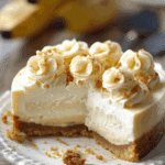 Banana Cream Cheesecake with Bavarian Cream