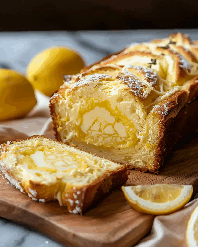 Lemon Cream Cheese Bread