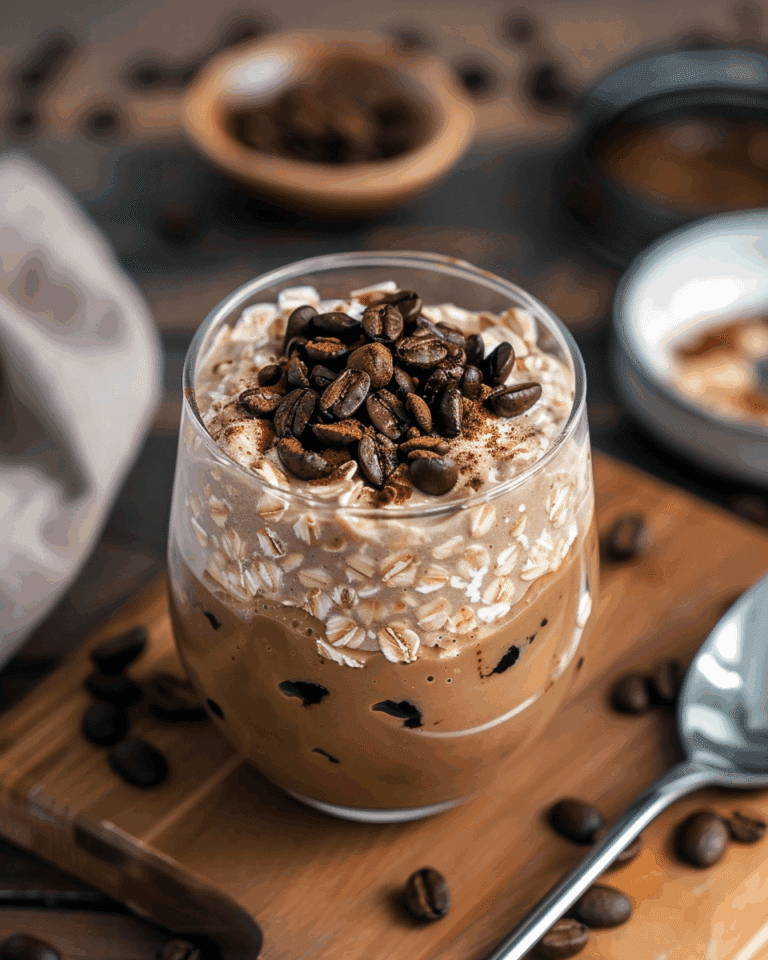 Decadent Mocha Coffee Overnight Oats