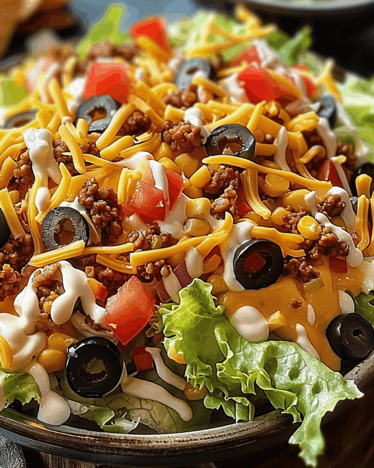 Delicious Dorito Taco Salad
