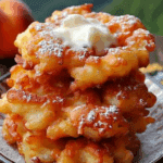 Delicious Fresh Peach Fritters