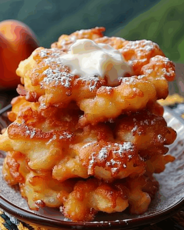 Delicious Fresh Peach Fritters