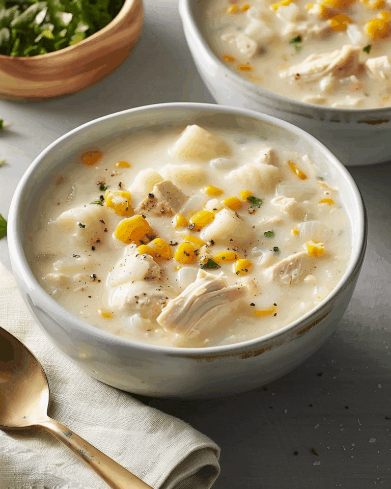 Easy Chicken and Corn Chowder