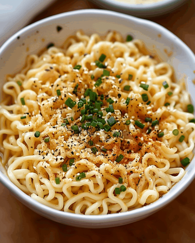 Easy Parmesan Garlic Ramen