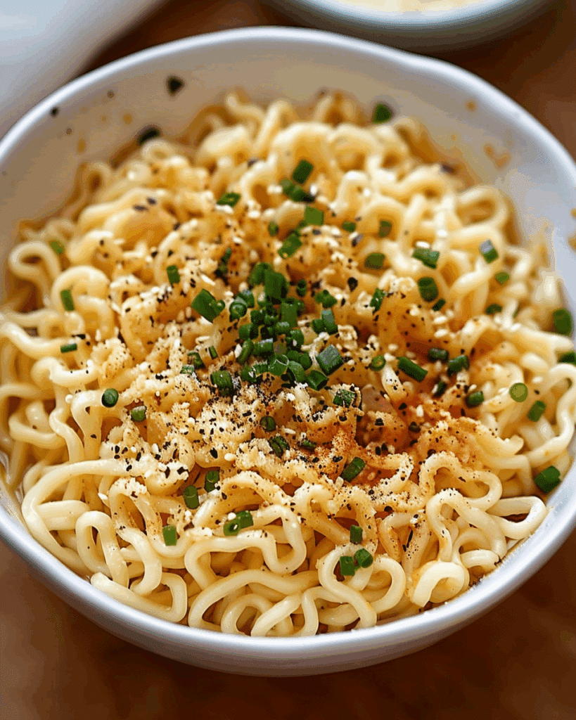 Easy Parmesan Garlic Ramen