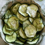 Salt and Vinegar Cucumber Chips