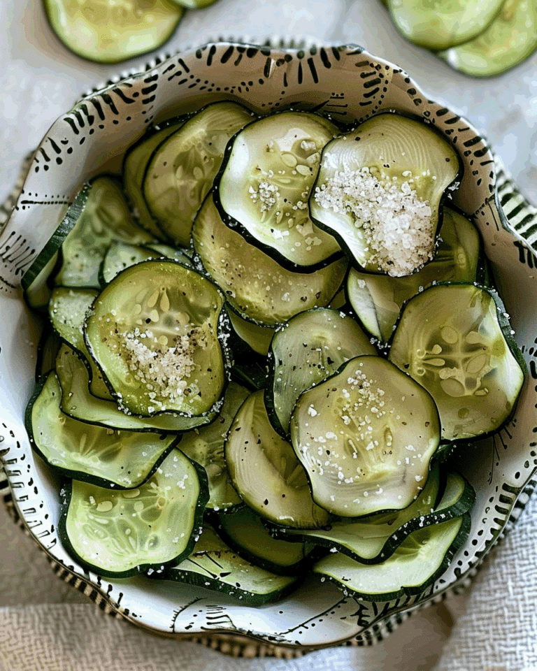 Salt and Vinegar Cucumber Chips