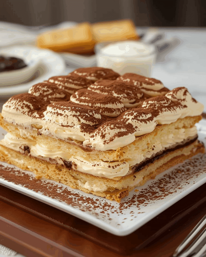 Easy Tiramisu Éclair Cake